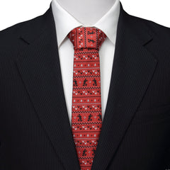 Mickey Fair Isle Red Men's Tie