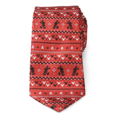 Mickey Fair Isle Red Men's Tie