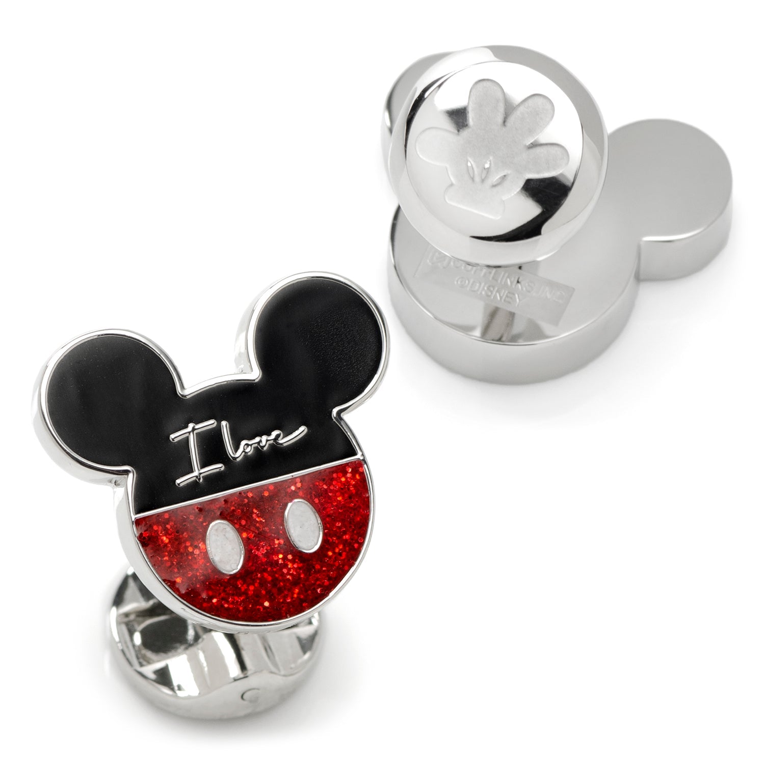  Cufflinks Mickey Minnie 