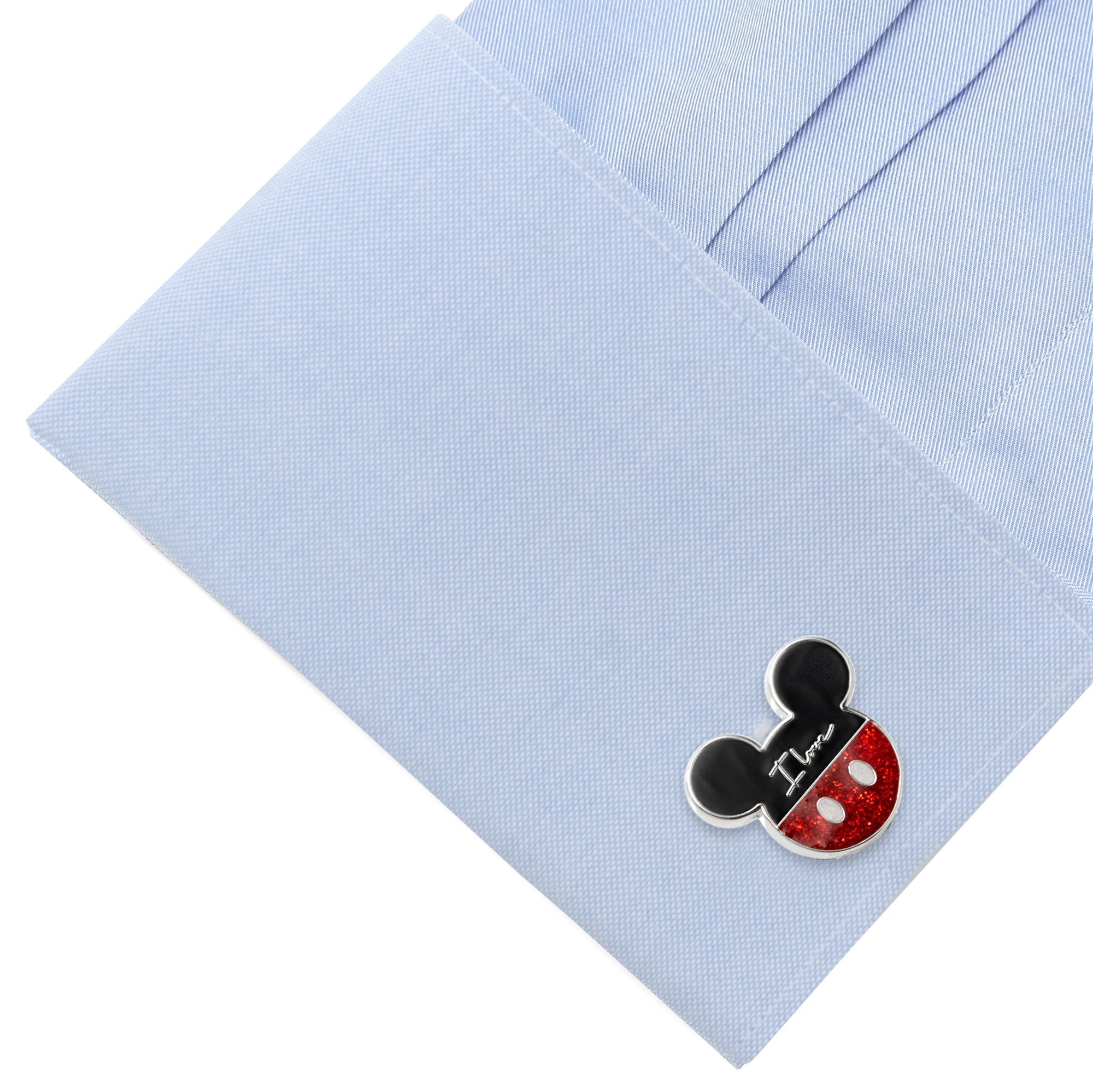  Cufflinks Mickey Minnie 