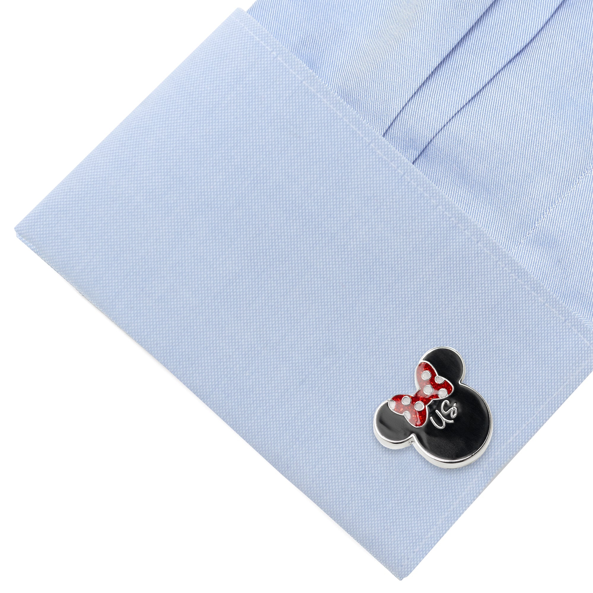  Cufflinks Mickey Minnie 