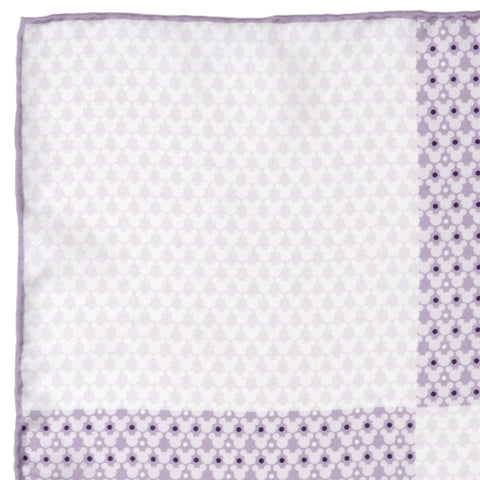 Mickey Lavender 4 Square Pocket Square