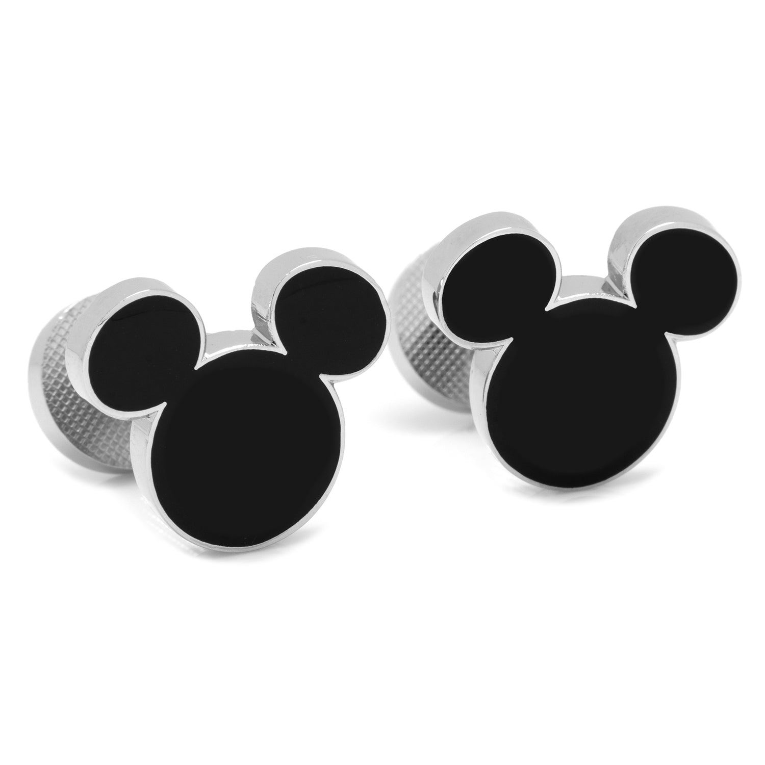  Cufflinks Mickey Mouse Silhouette 5-Stud Set - Default Title - Bonton