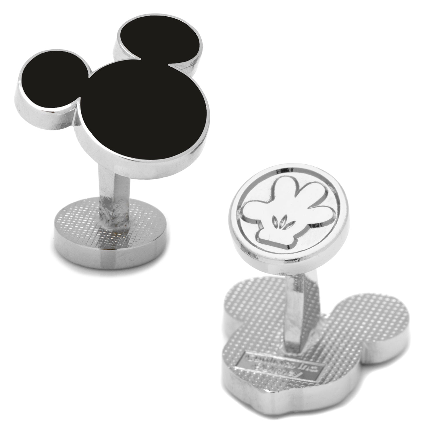  Cufflinks Mickey Mouse Silhouette 5-Stud Set - Default Title - Bonton