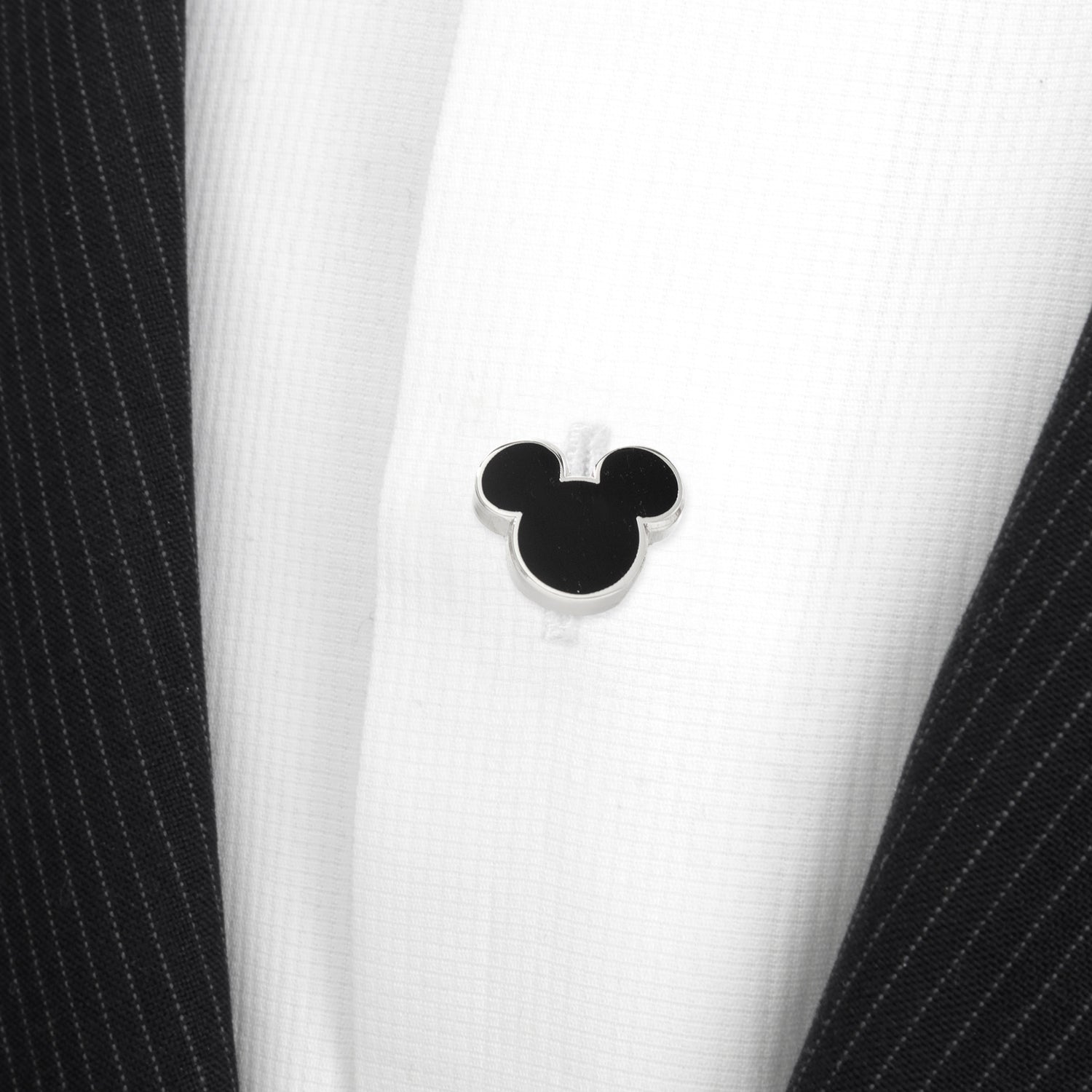  Cufflinks Mickey Mouse Silhouette 5-Studs - Default Title - Bonton