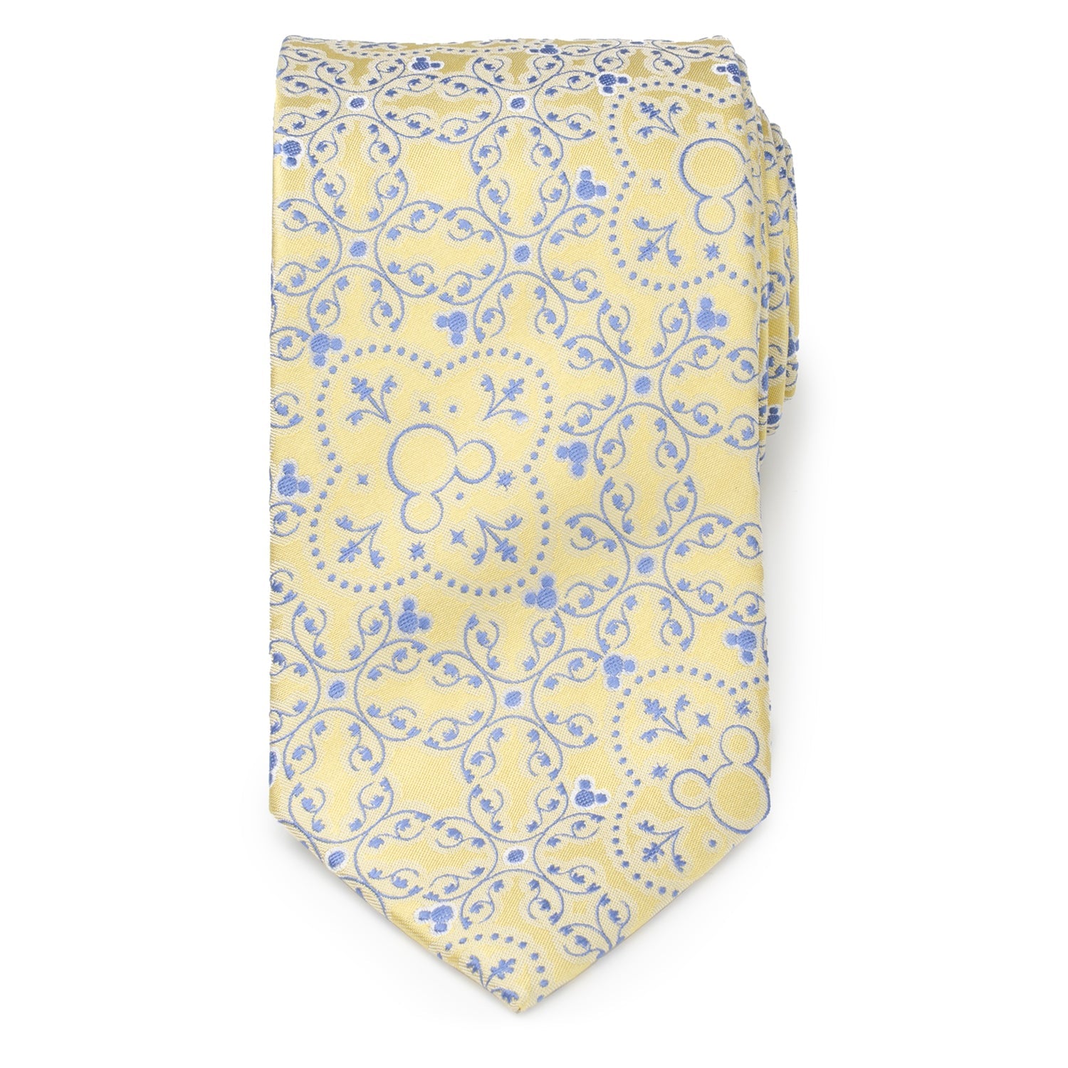  Cufflinks Mickey Yellow Multi Men's Tie - Default Title - Bonton