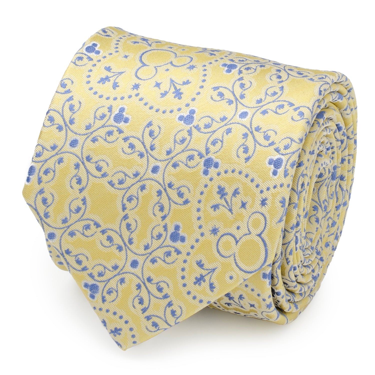  Cufflinks Mickey Yellow Multi Men's Tie - Default Title - Bonton