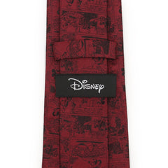 Mickey Mouse Comic Red Men's Tie