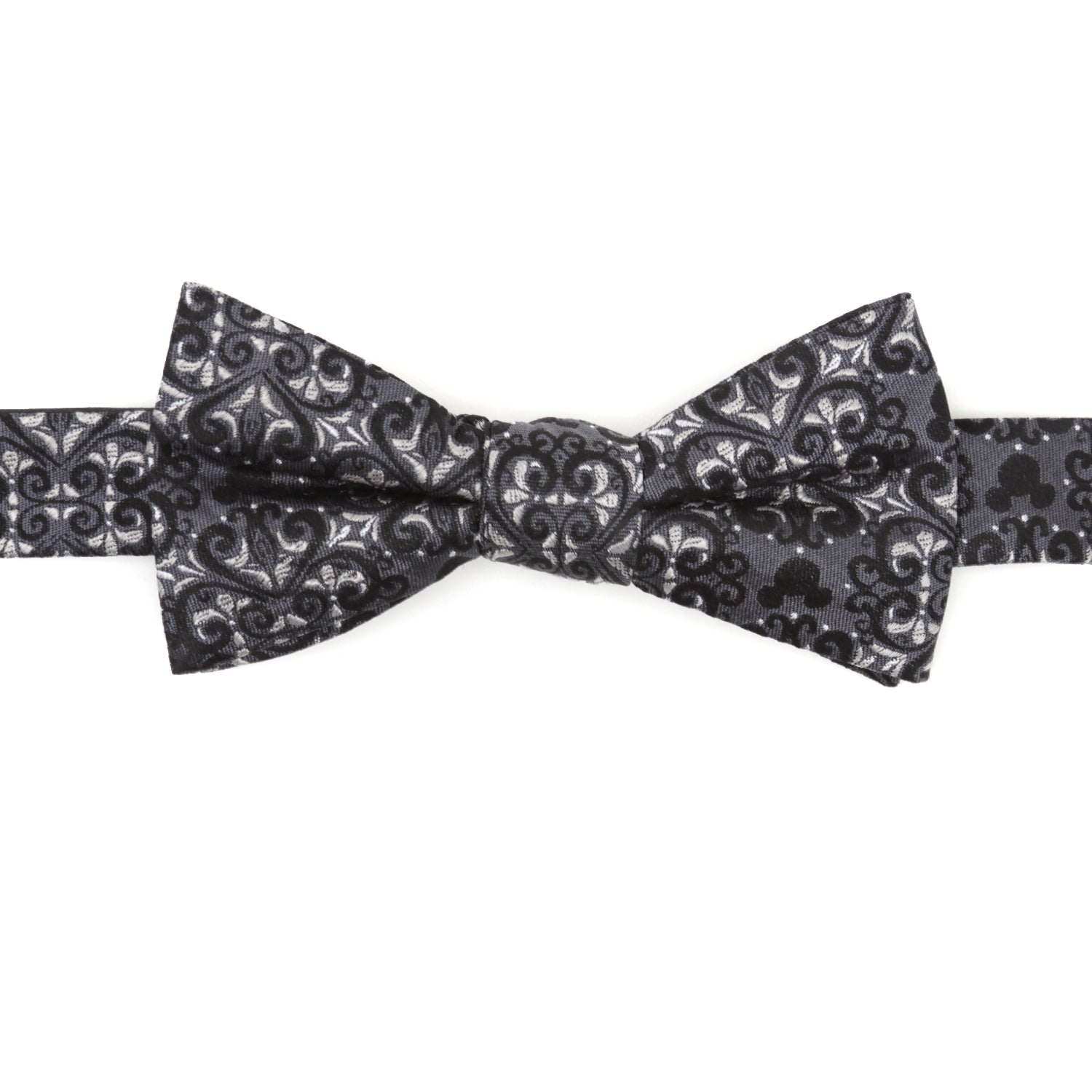  Cufflinks Mickey Mouse Damask Pocket Square and Bow Tie Gift Set - Default Title - Bonton