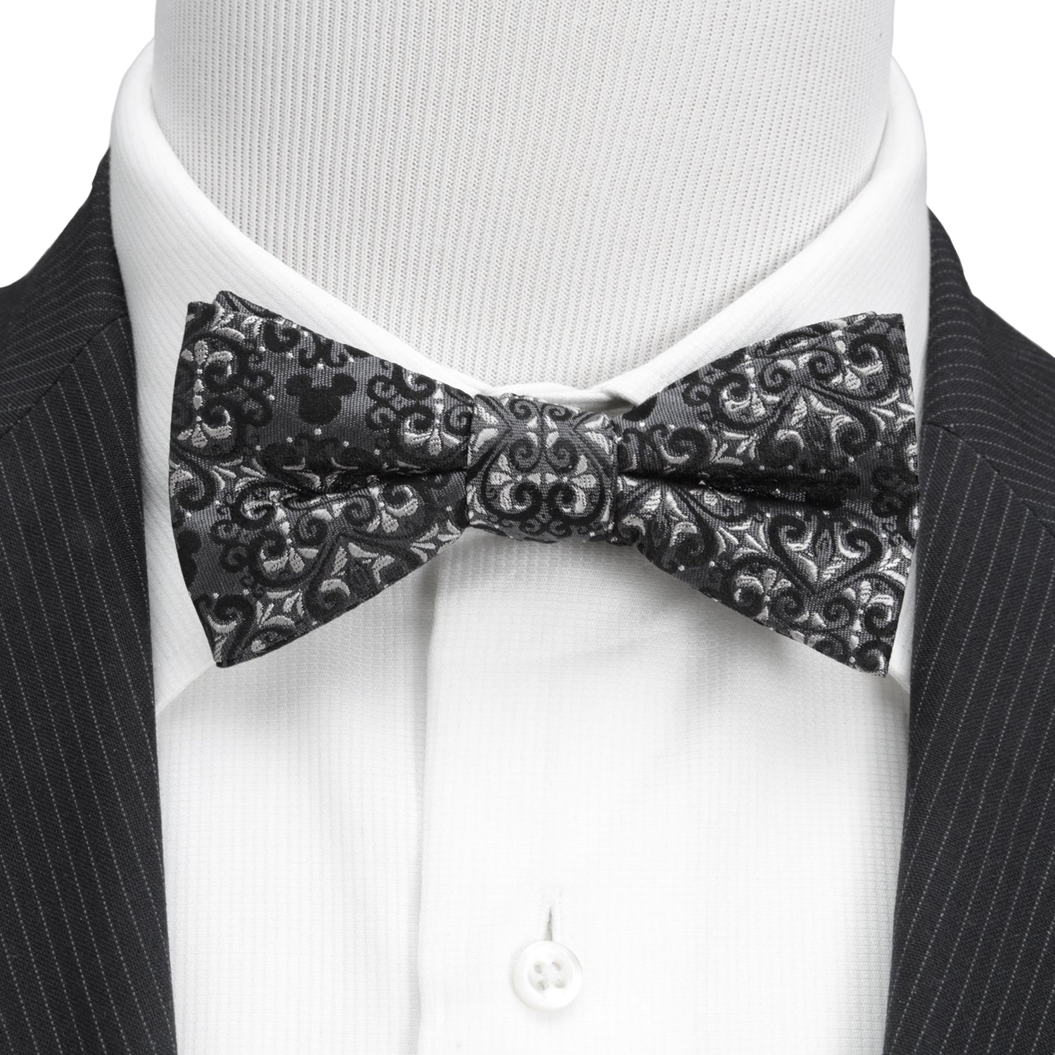  Cufflinks Mickey Mouse Damask Tile Bow Tie - Default Title - Bonton