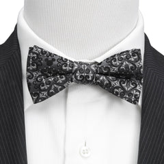 Mickey Mouse Damask Tile Bow Tie