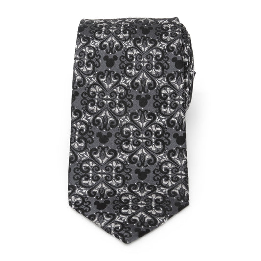 Mickey Mouse Damask Tile Men's Tie