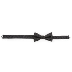 Mickey Mouse Pattern Black Bow Tie