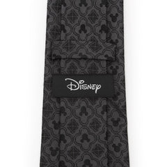 Mickey Mouse Pattern Black Men's Tie