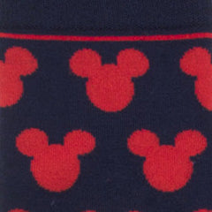 Mickey Silhouette Blue Sock and Mickey Blue Lapel Pin Gift Set