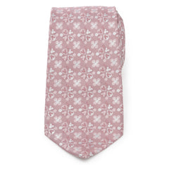 Mickey Mouse Silhouette Blossom Pink Men's Tie