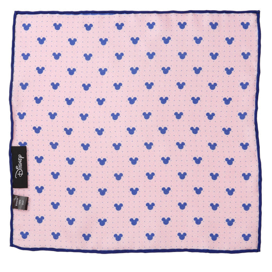 Mickey Mouse Dot Pink Pocket Square