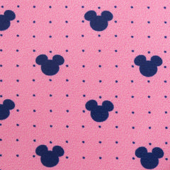 Mickey Mouse Dot Pink Men's Tie