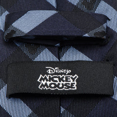 Mickey Mouse Blue Plaid  Tie