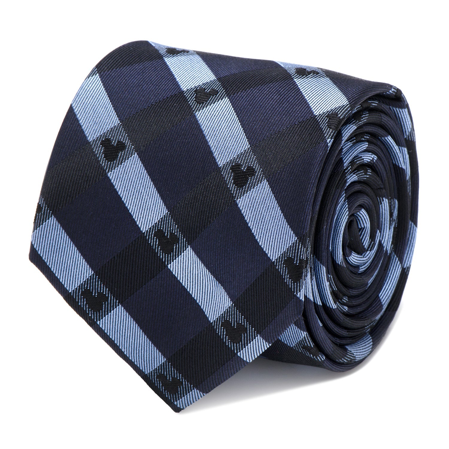  Cufflinks Mickey Mouse Blue Plaid  Tie - Default Title - Bonton