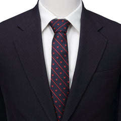 Mickey Mouse Navy Pinstripe Tie