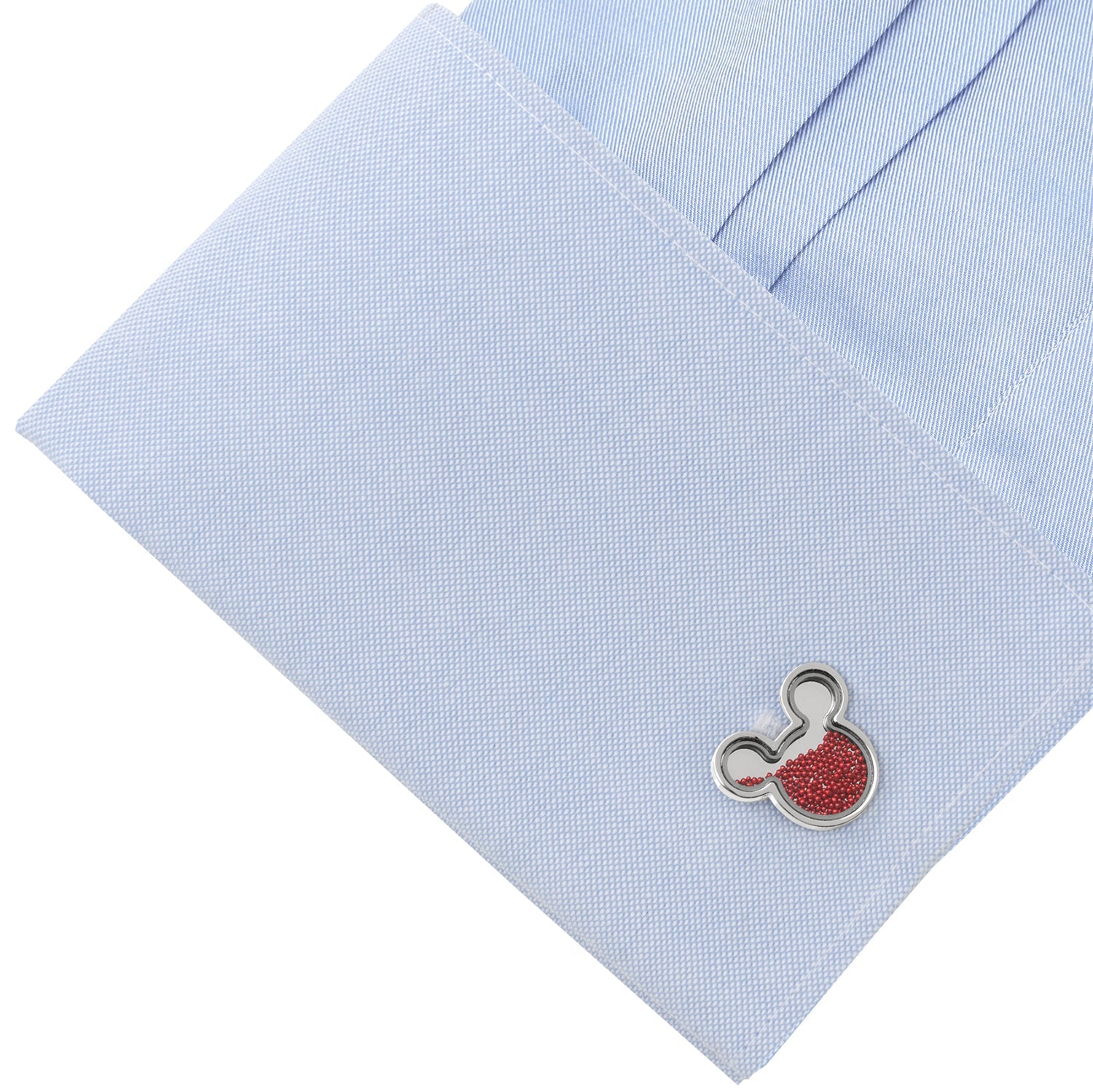  Cufflinks Mickey Mouse Silhouette Red Caviar Bead Cufflinks - Default Title - Bonton