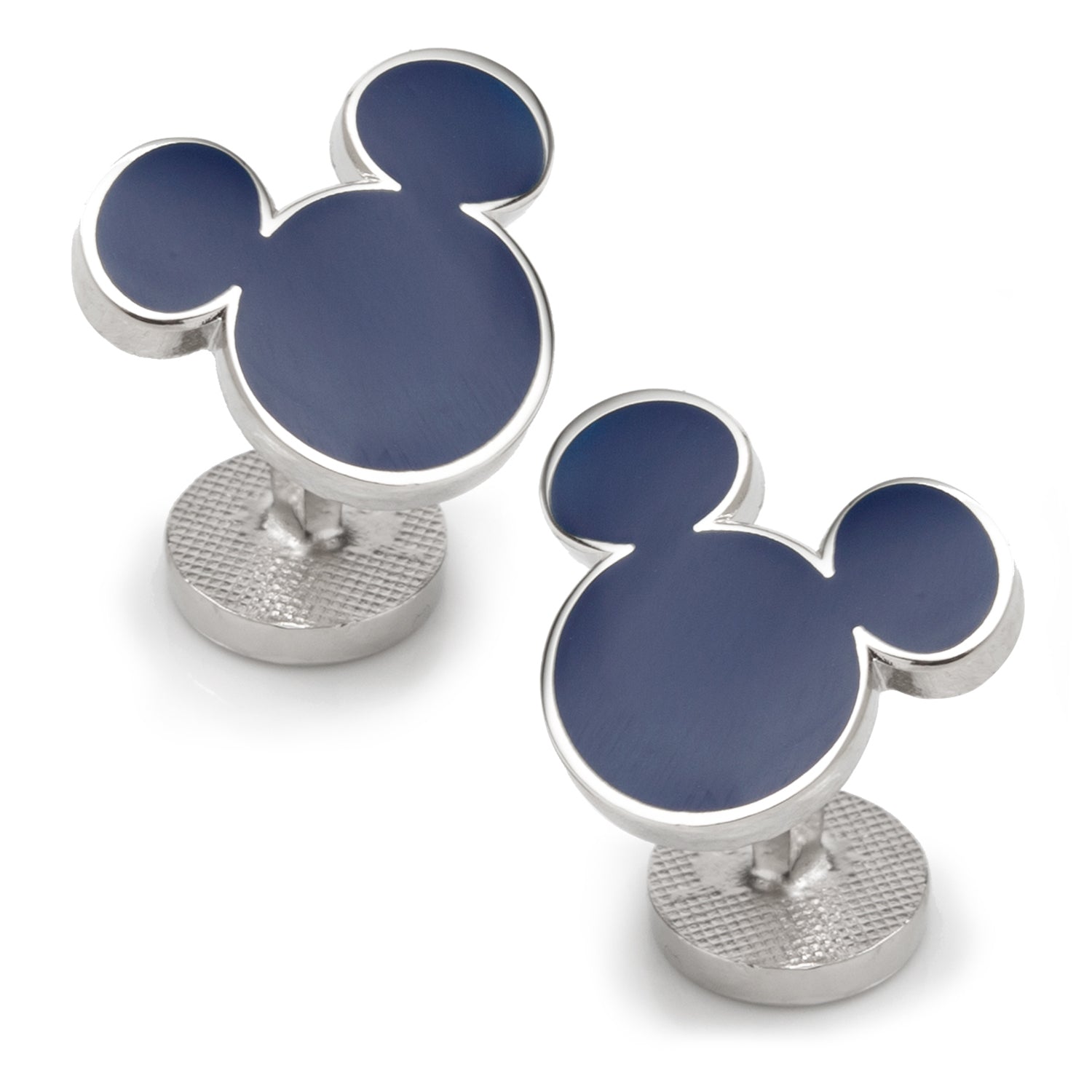  Cufflinks Mickey Mouse Silhouette Blue Cufflinks - Default Title - Bonton