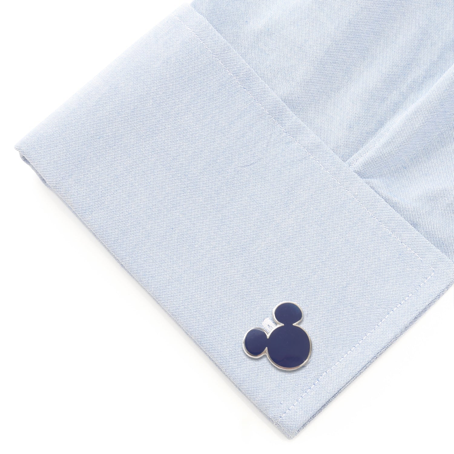  Cufflinks Mickey Mouse Silhouette Blue Cufflinks - Default Title - Bonton