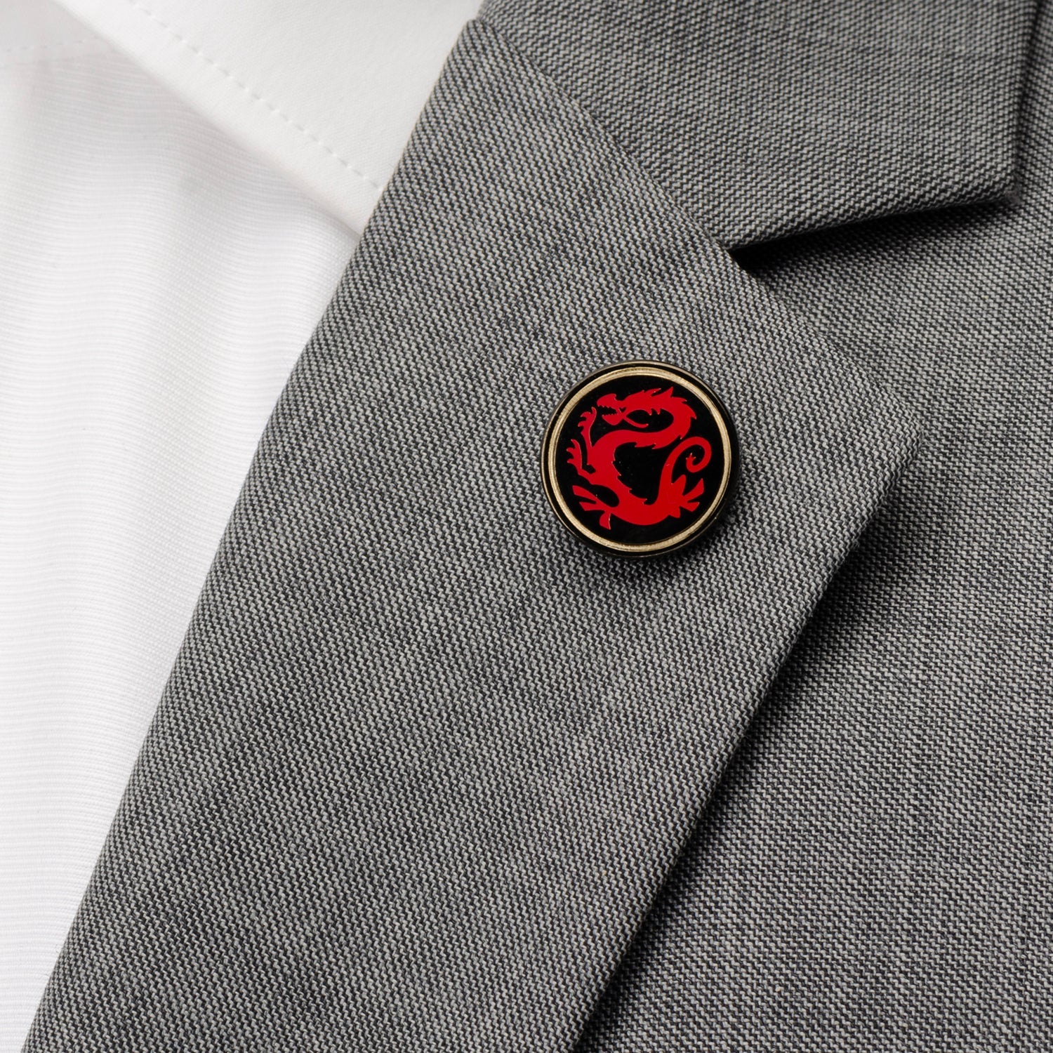  Cufflinks Mushu Emblem Lapel Pin - Default Title - Bonton