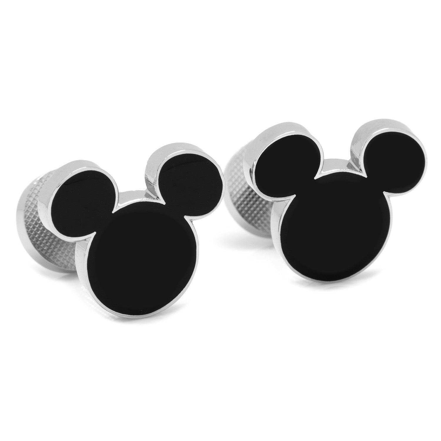  Cufflinks Mickey Mouse Silhouette Cufflinks and Tie Bar Gift Set - Default Title - Bonton