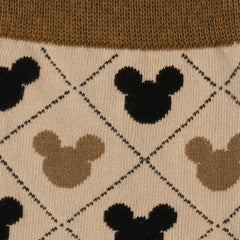 Mickey Tan Sock & Mickey Lapel Pin Set