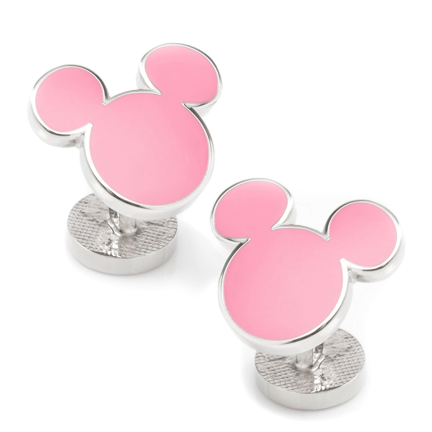  Cufflinks Mickey Mouse Silhouette Pink Cufflinks - Default Title - Bonton