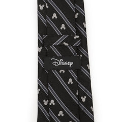 Mickey Mouse Stripe Black Men's Tie