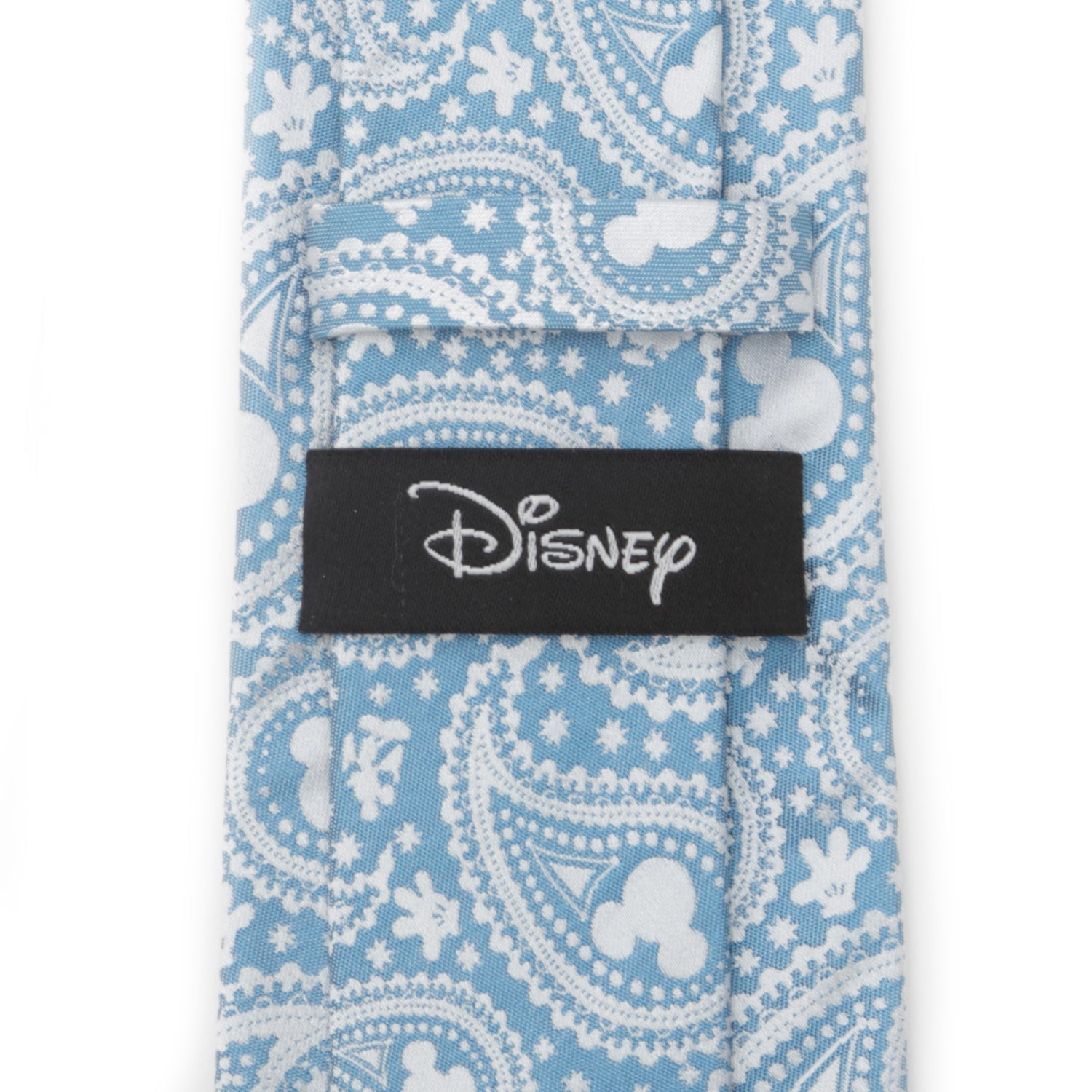  Cufflinks Mickey Mouse Teal Paisley Men's Tie - Default Title - Bonton