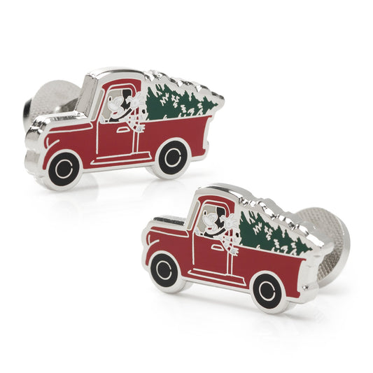 Mickey Mouse Holiday Truck Cufflinks