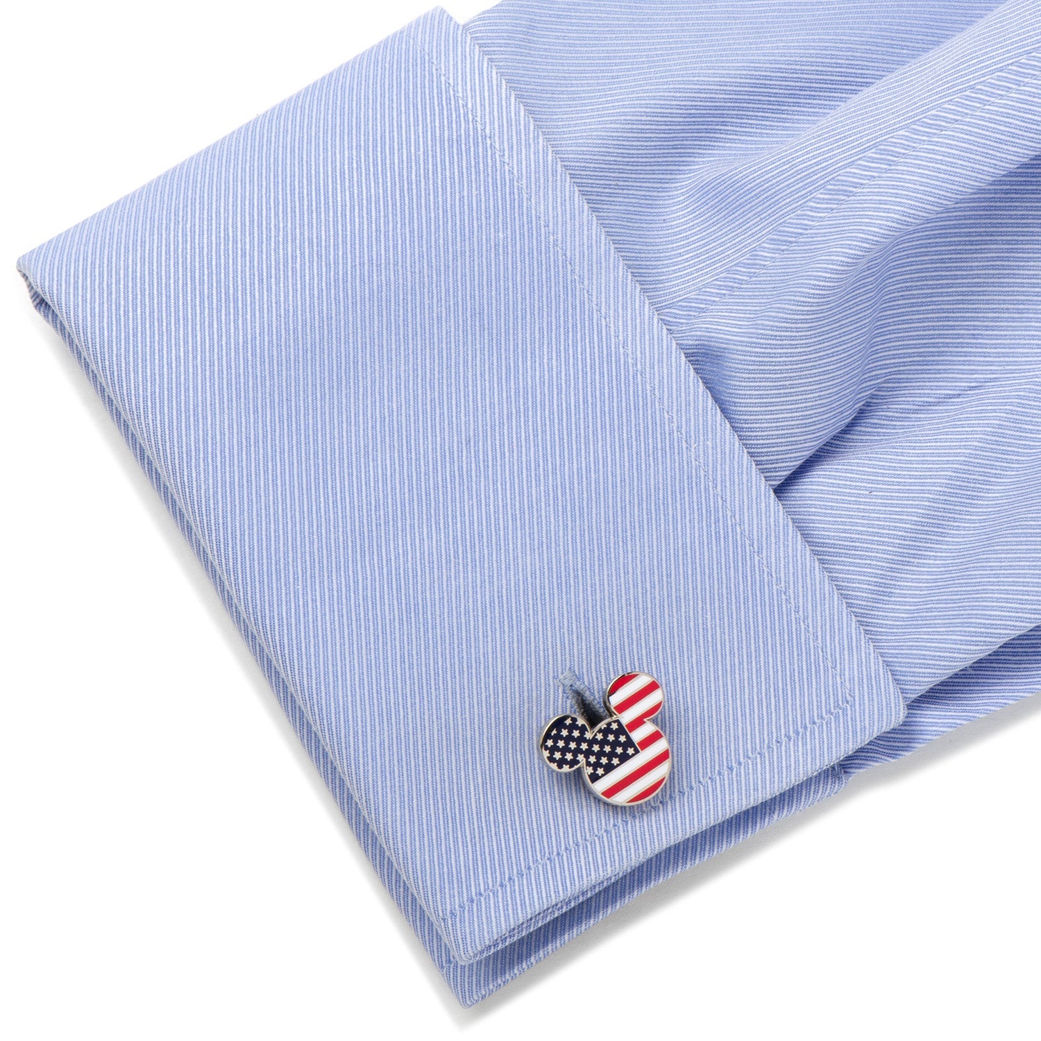  Cufflinks Stars and Stripes Mickey Mouse Cufflinks - Default Title - Bonton