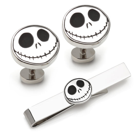 Nightmare Before Christmas Cufflinks and Tie Bar Gift Set