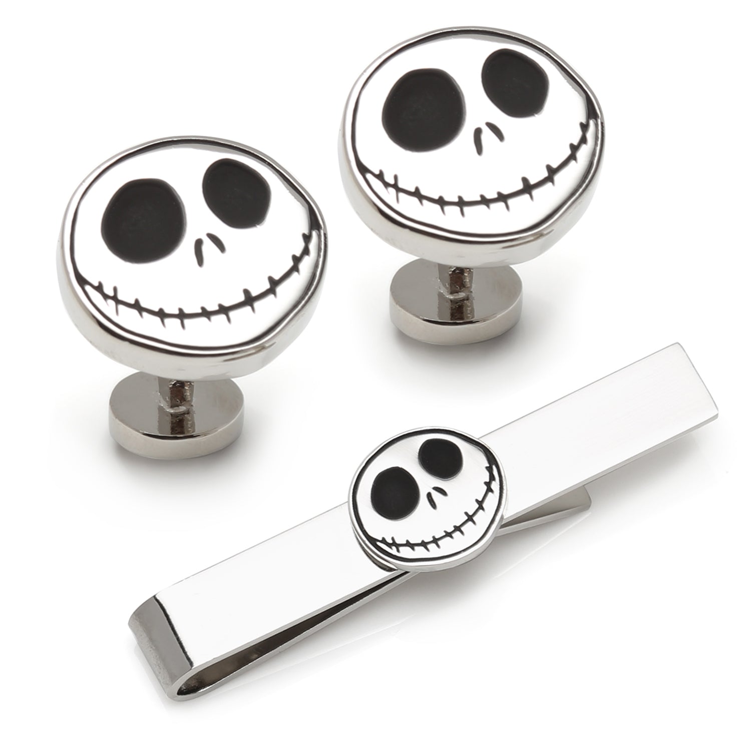 Cufflinks Nightmare Before Christmas Cufflinks and Tie Bar Gift Set - Default Title - Bonton