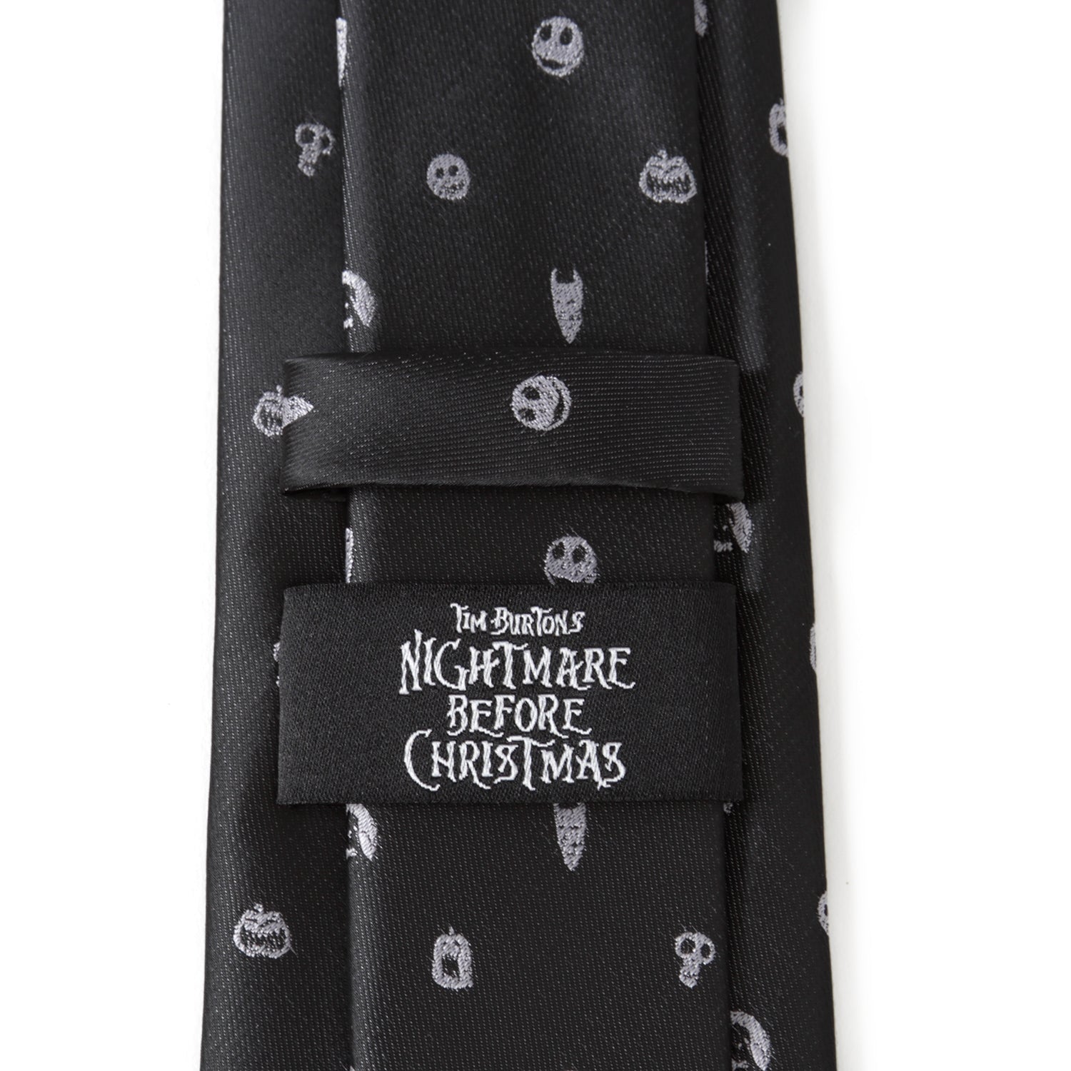  Cufflinks Nightmare Before Christmas Black Gray Men's Tie - Default Title - Bonton