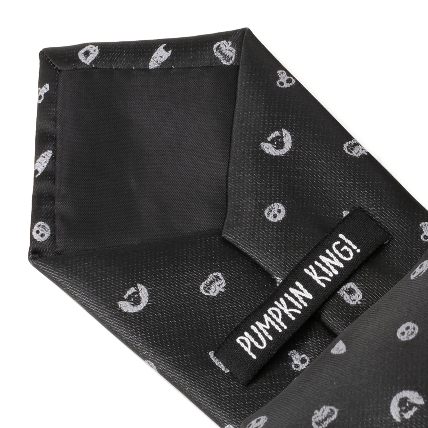  Cufflinks Nightmare Before Christmas Black Gray Men's Tie - Default Title - Bonton