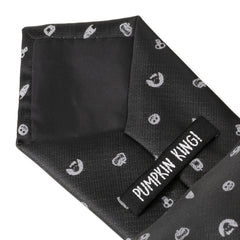 Nightmare Before Christmas Black Gray Men's Tie