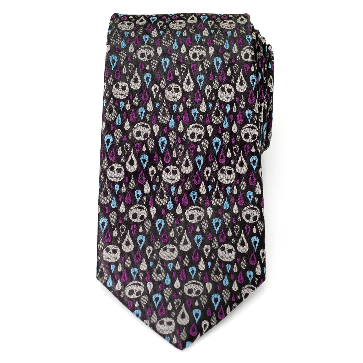  Cufflinks Jack Skellington Patterned Men's Tie - Default Title - Bonton