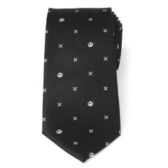 Nightmare Before Christmas Jack Skellington Black Men's Tie