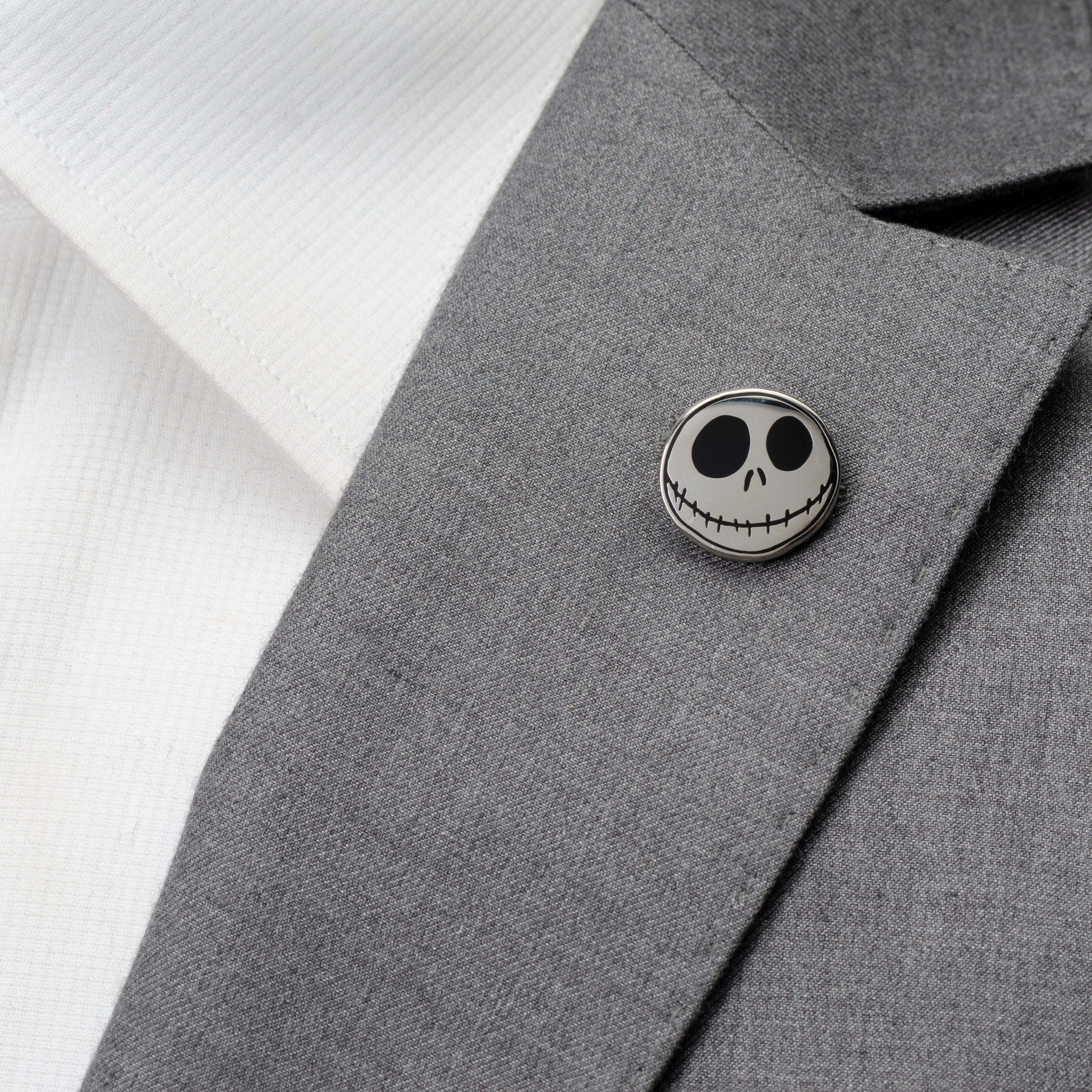  Cufflinks Jack Skellington Lapel Pin - Default Title - Bonton