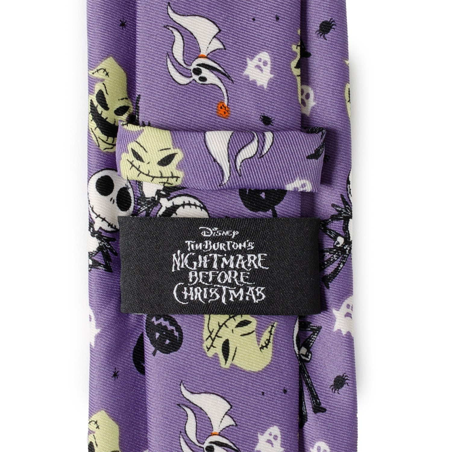  Cufflinks Nightmare Before Christmas Purple Men's Tie - Default Title - Bonton