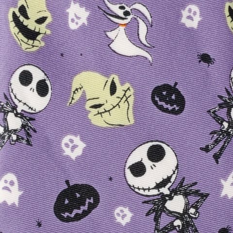 Nightmare Before Christmas Purple Men's Tie