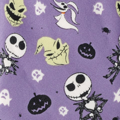 Nightmare Before Christmas Purple Men's Tie