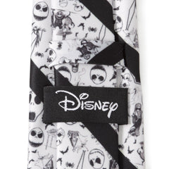 Nightmare Before Christmas Stripe Black Men's Tie