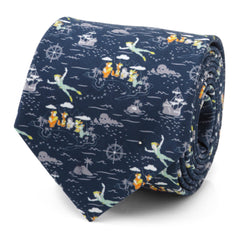 Peter Pan Flying Blue Men's Tie