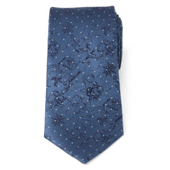 Peter Pan Treasure Map Navy Dot Men's Tie